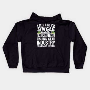 Keeping the Fishing Industry Financially Strong Kids Hoodie